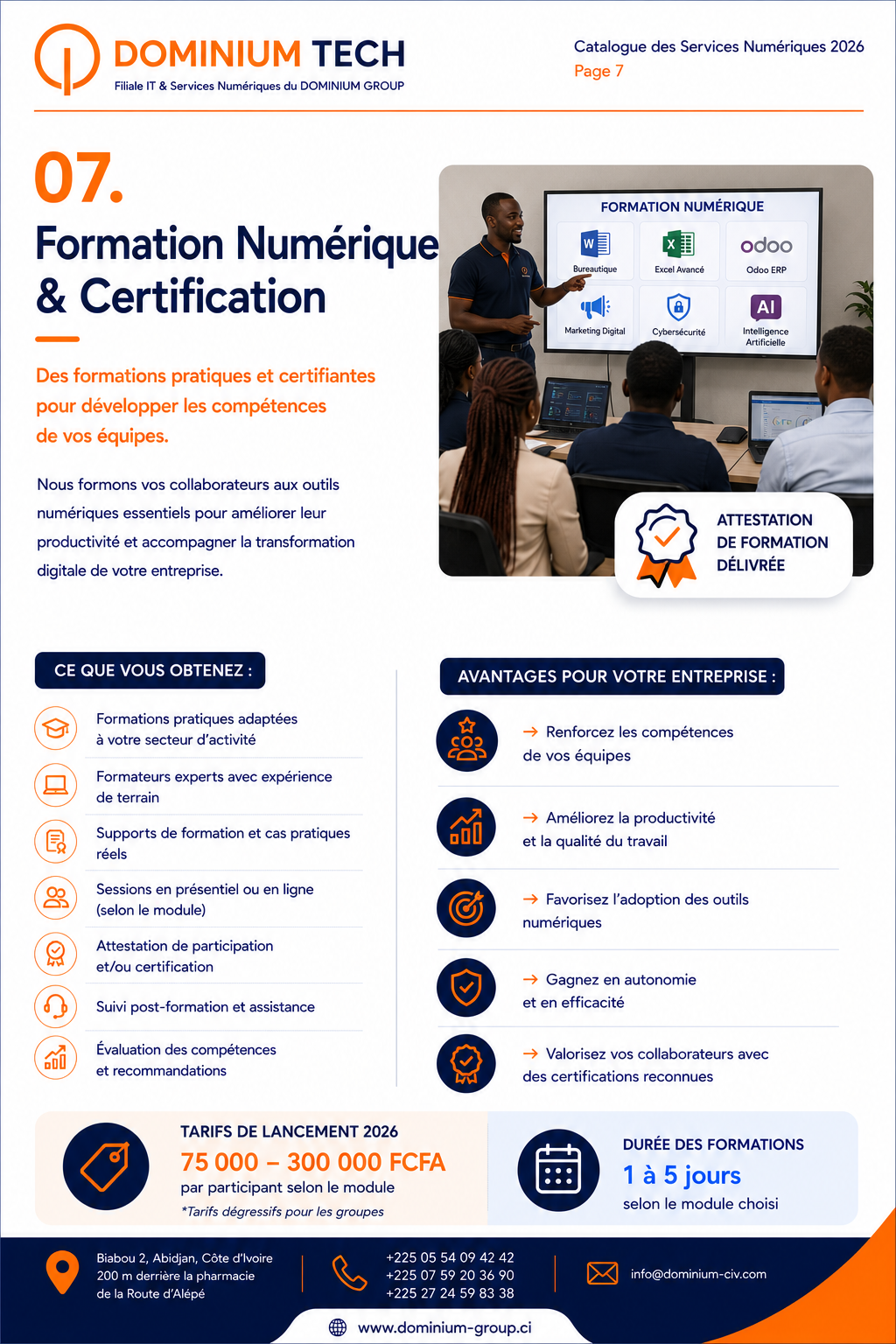 Formation Numérique & Certification