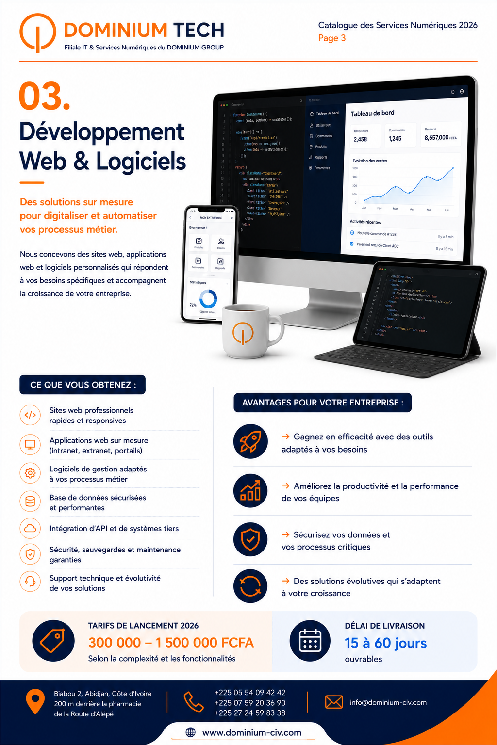 Développement Web & Logiciels