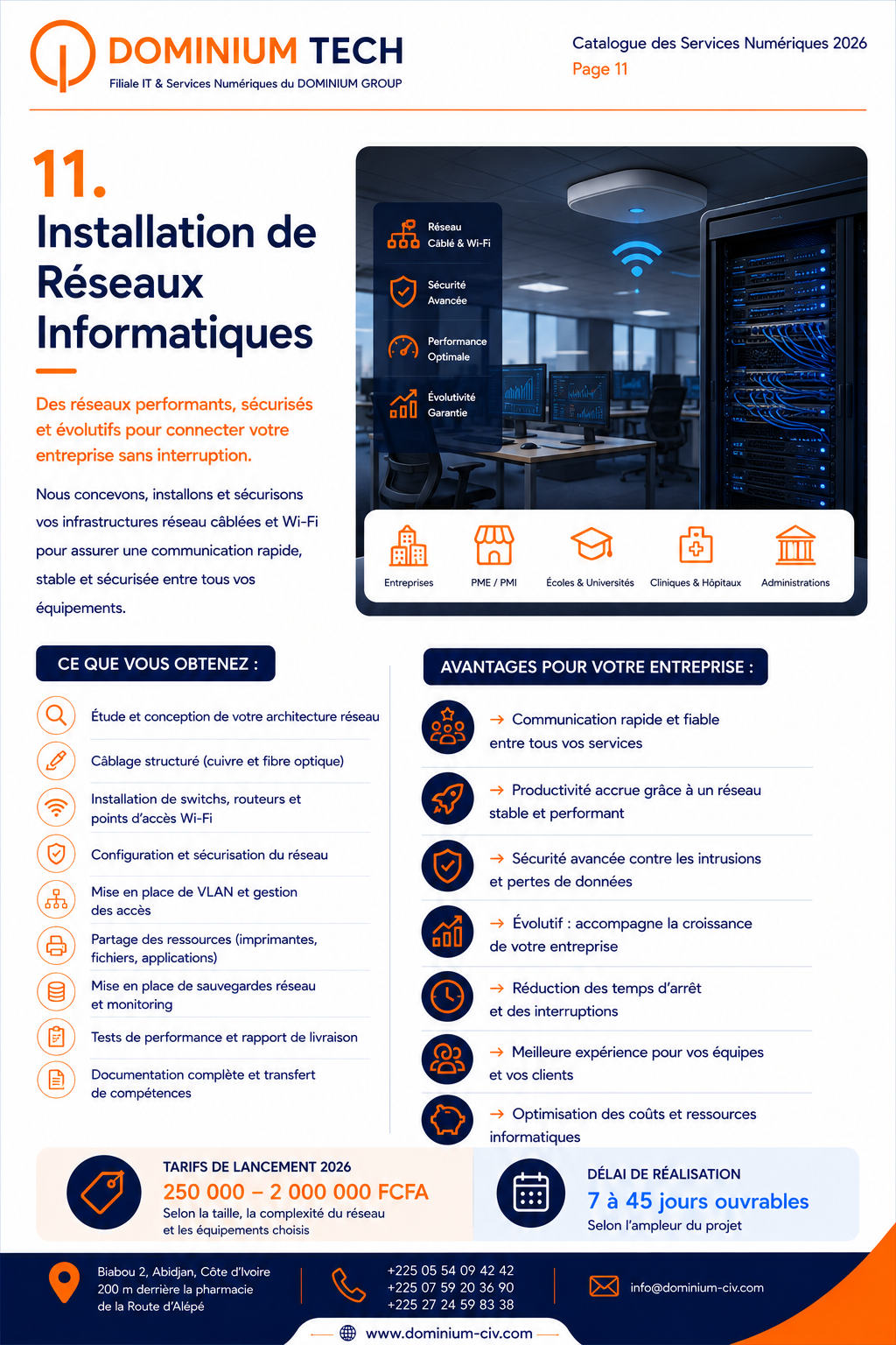 Installation de Réseaux Informatiques