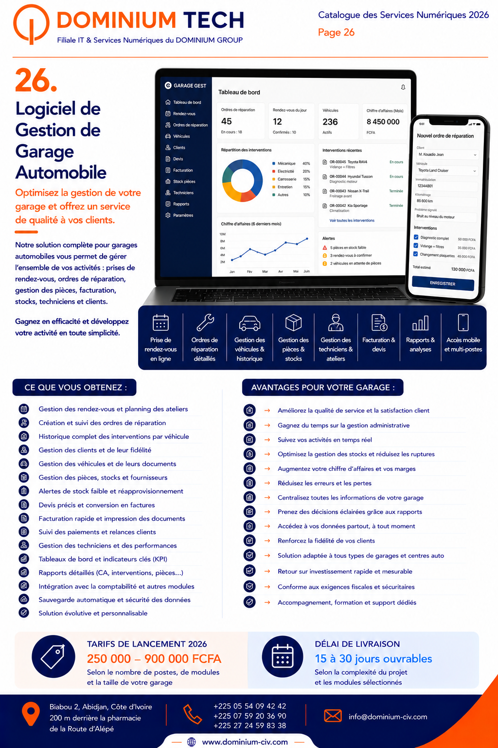 Logiciel de Gestion de Garage Automobile