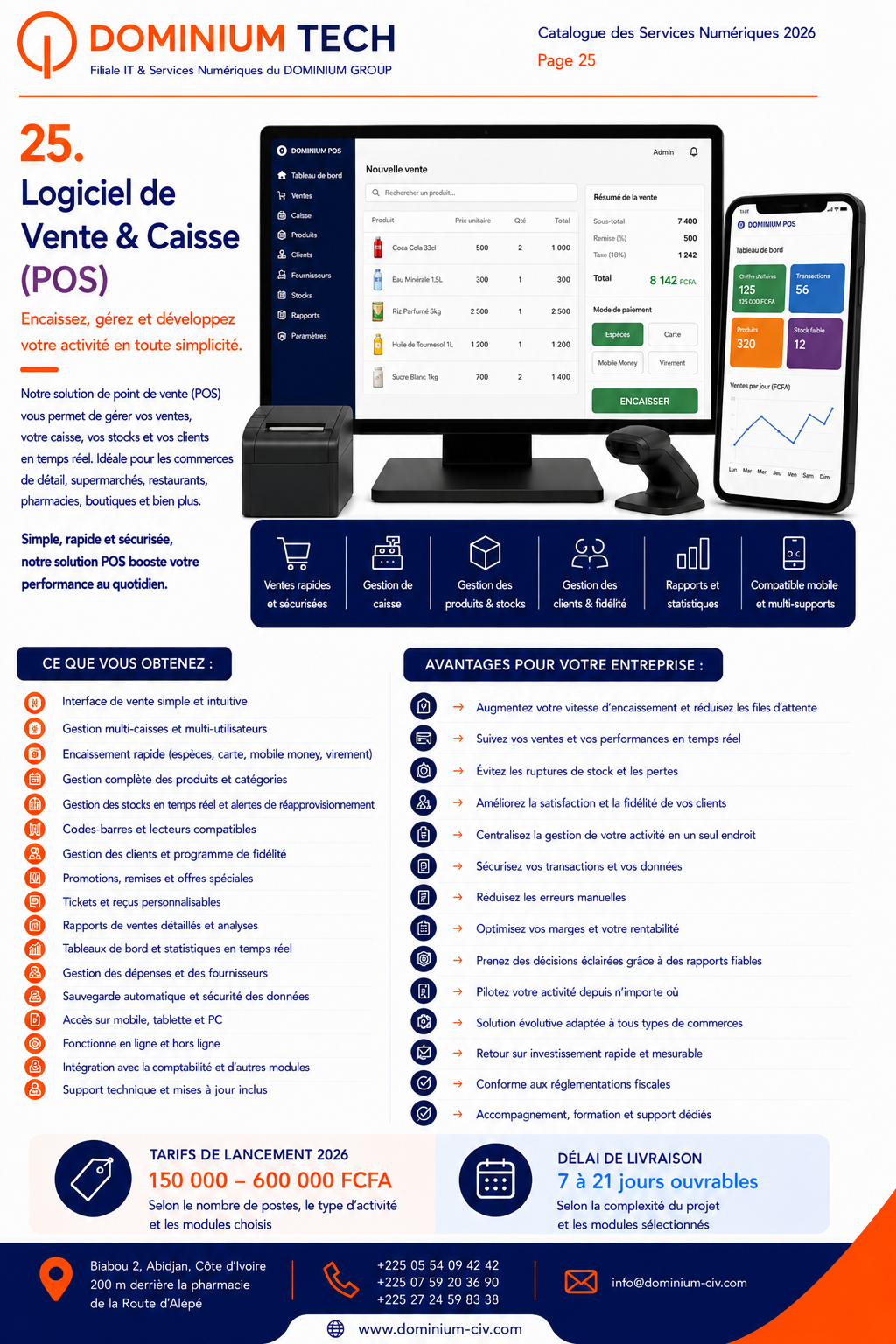 Logiciel de Vente & Caisse (POS)